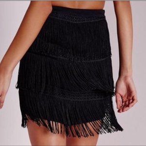 Haute Hippie Fringe Skirt sz. XS